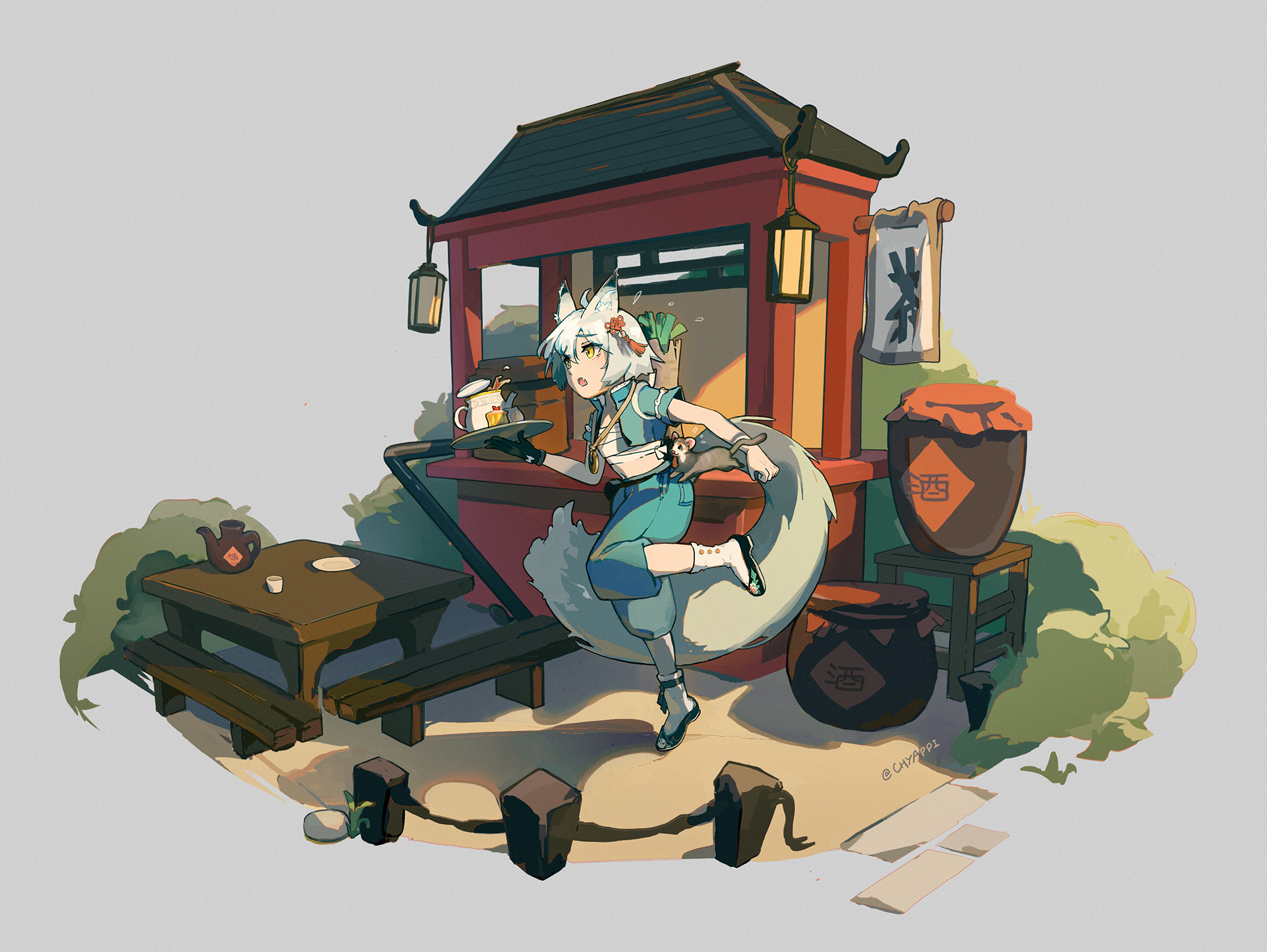 Splash art of original character 2024